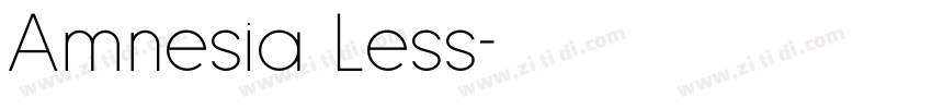 Amnesia Less字体转换